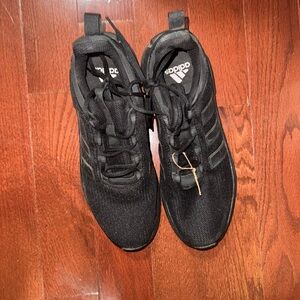 Adidas Triple Black Athletic Shoes